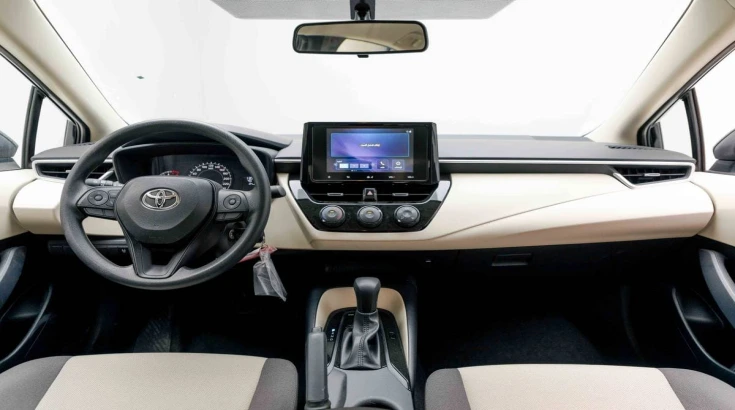 Toyota Corolla XLI 2024 center display and console