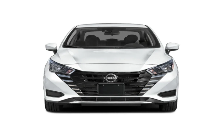 Nissan Sunny S 2025 front view with bold grille