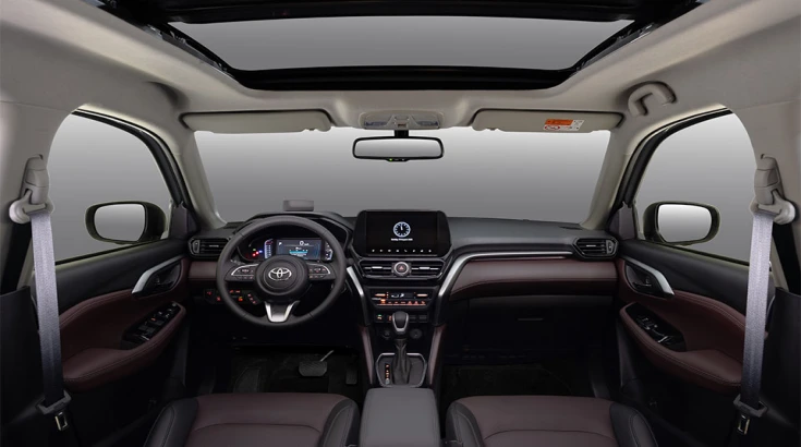 مقصورة تويوتا اوربان كروزر GLX 2026 تصميم داخلي عملي