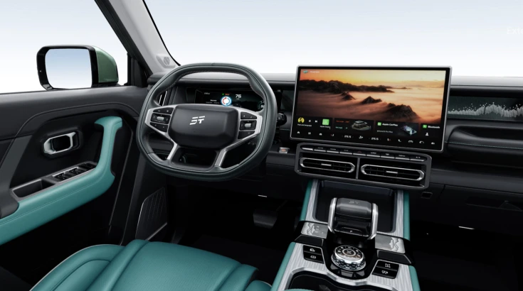 صورة توضح تصميم لوحة القيادة في جيتور T1 لكجري 2026