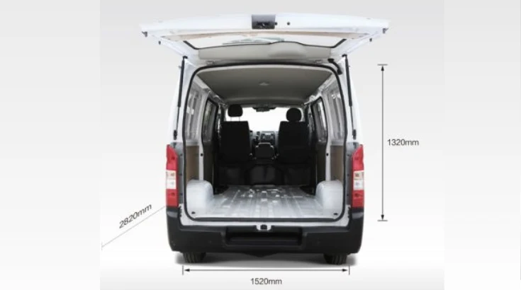 فوتون فان بضاعة 2 مقعد سقف مرتفع