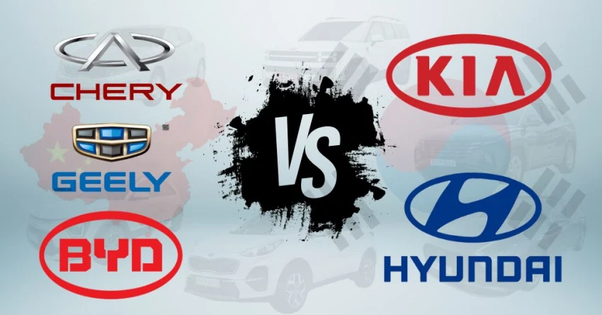 السيارات الصينية والكورية في السعودية