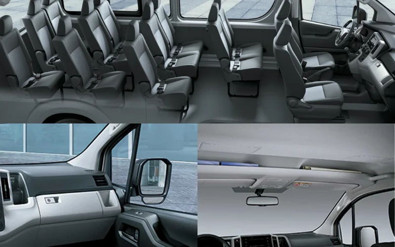 تويوتا هايس باص 2025 من الداخل